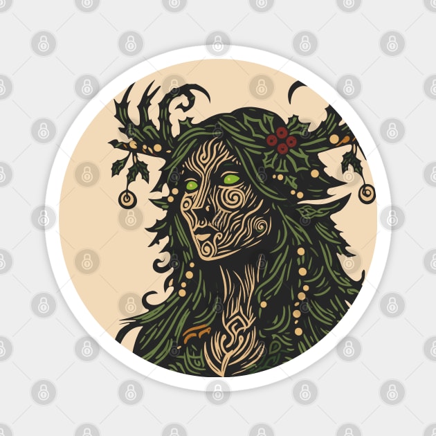 Christmas Spriggan Magnet by katmargoli